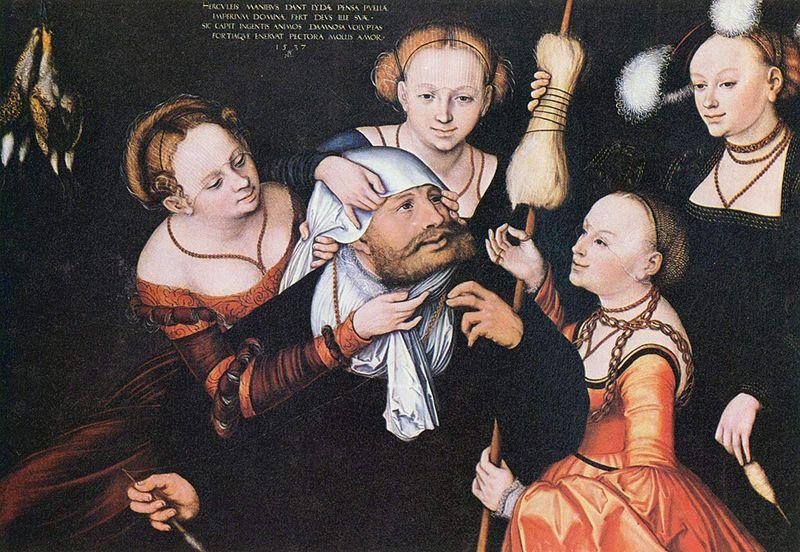 Lucas Cranach Herakles bei Omphale Sweden oil painting art